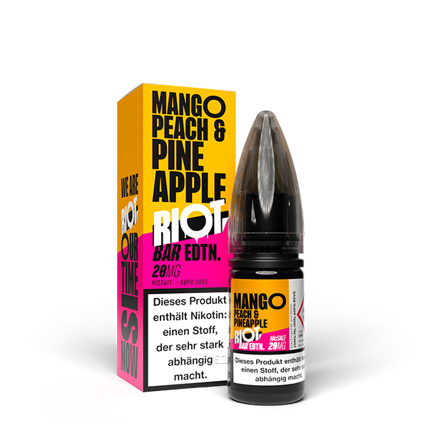 Bar Edition - Mango, Peach & Pineapple - 10ml Nikotinsalz-Liquid