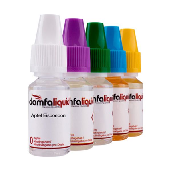 Damfaliquid - Apfel-Eisbonbon - 10ml Liquid