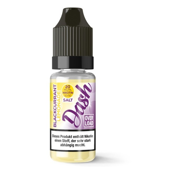 Dash Overload - Blackcurrant Lemonade - 10ml Nikotinsalz Liquid