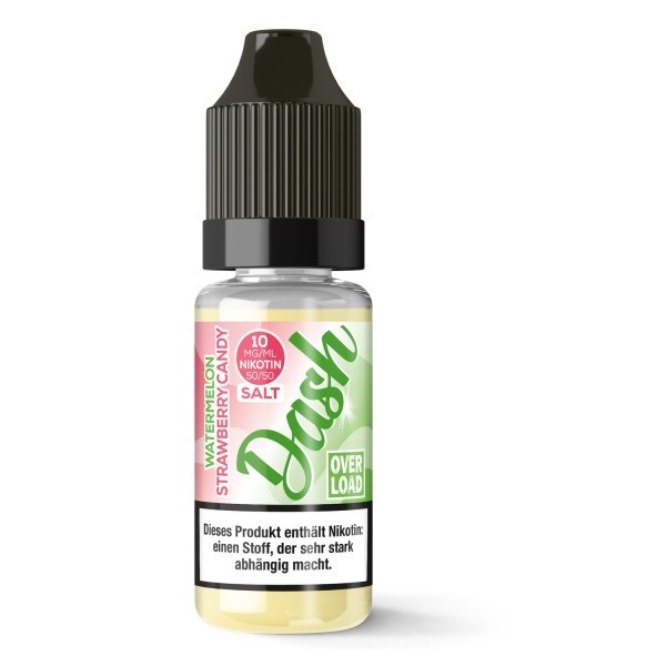 Dash Overload - Watermelon Strawberry Candy - 10ml Nikotinsalz Liquid