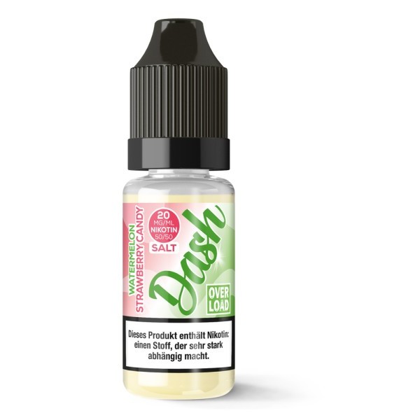 Dash Overload - Watermelon Strawberry Candy - 10ml Nikotinsalz Liquid