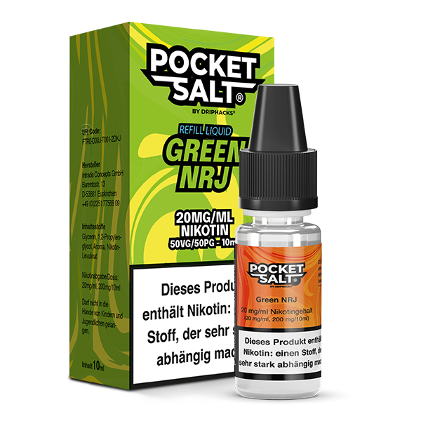 Green NRJ - 10ml Nikotinsalz-Liquid 20mg/ml