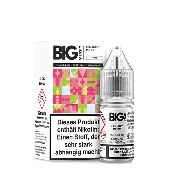 Raspberry Mojito - 10ml Nikotinsalz-Liquid