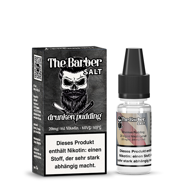 The Barber - Drunken Pudding - 10ml Nikotinsalz-Liquid 20mg/ml