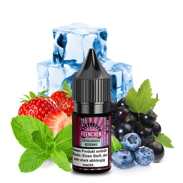 Erfrischender Beerenmix Feenchen - 10ml Nikotinsalz-Liquid