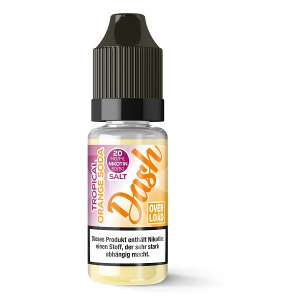 Dash Overload - Tropical Orange Soda - 10ml Nikotinsalz Liquid