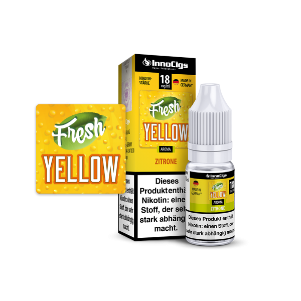 Fresh Yellow Zitrone - 10ml Liquid