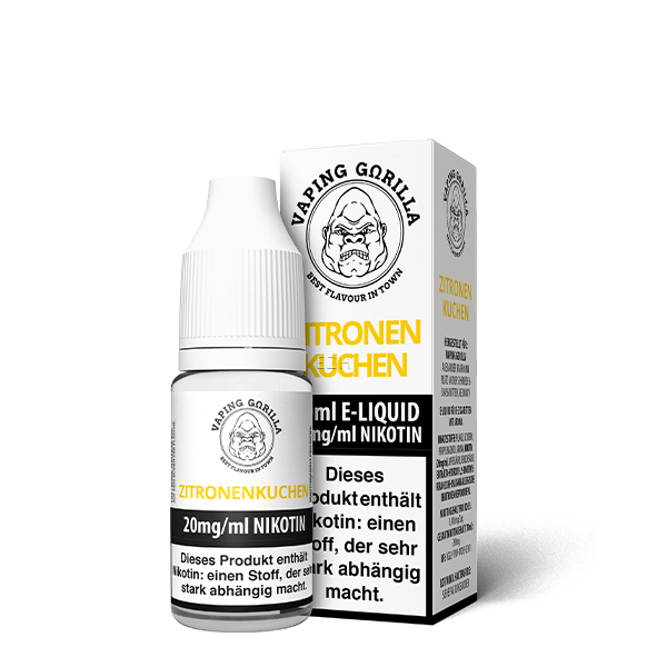 Zitronenkuchen - 10ml Nikotinsalz-Liquid