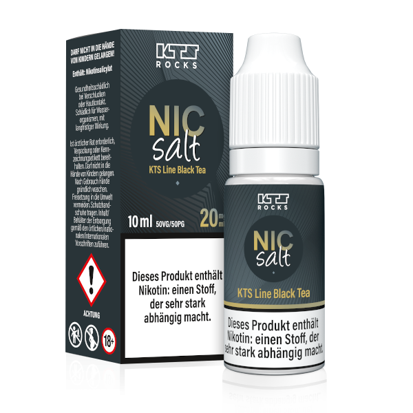 KTS - Black Tea - 10ml Nikotinsalz Liquid 20mg/ml