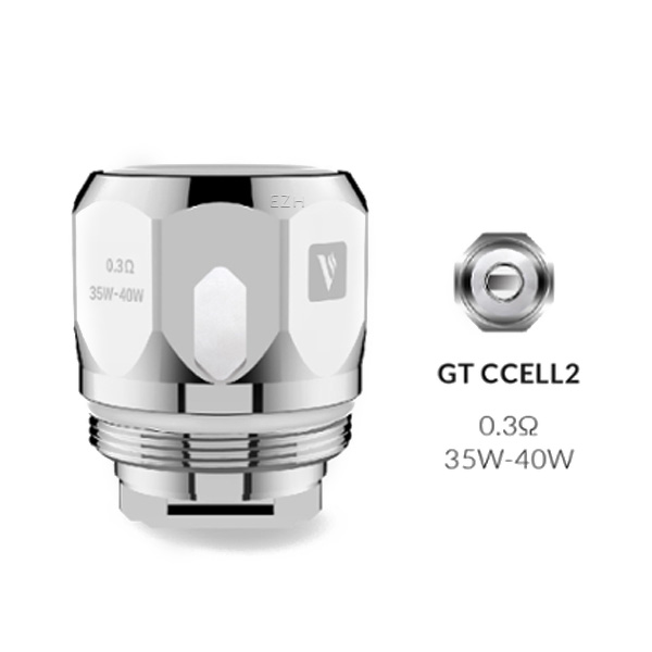 3 x Vaporesso GT CCELL2 Coil Verdampferkopf 0.3 Ohm