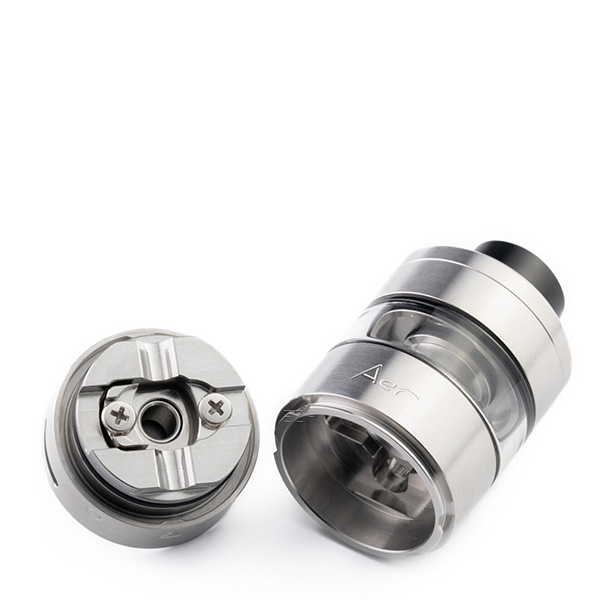 Atmizoo - Aer RTA Selbstwickler Tank - Basic Edition Silver-Matt