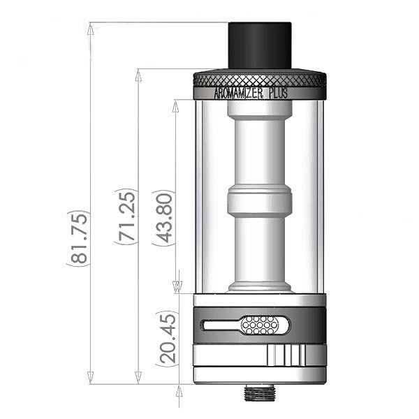 Steam Crave Aromamizer Plus RDTA Selbstwickler Tank