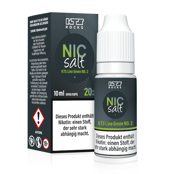 KTS - Green No. 2 - 10ml Nikotinsalz Liquid 20mg/ml