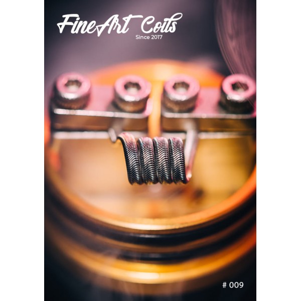 FineArtCoils - 009 - Framed Staple Alien