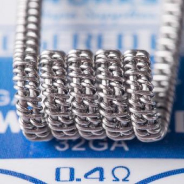 Cloudworks PCB8 - 10 x Staggered Fused Coil Kanthal (0.40 + 0.25 mm * 2 + 0.30 mm)