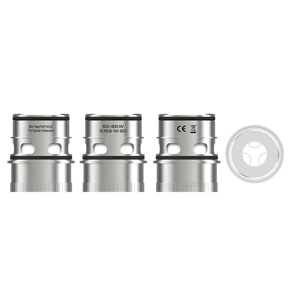 3x Vapefly Kriemhild Triple Mesh Coil Verdampferkopf