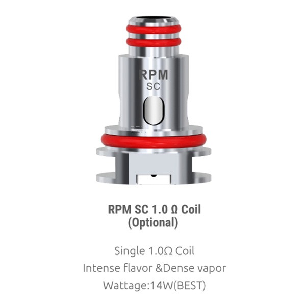 5x SMOK RPM SC Coil Verdampferkopf 1.0 Ohm