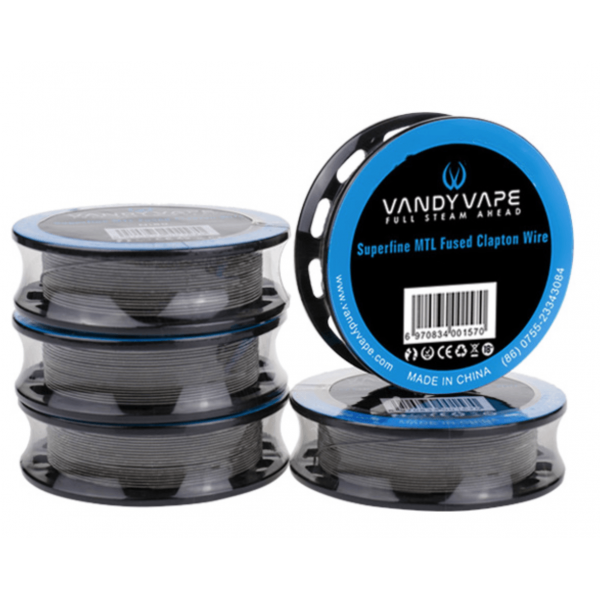 Vandy Vape 3 Meter KA1 Superfine MTL Clapton 30ga/38ga Wickeldraht