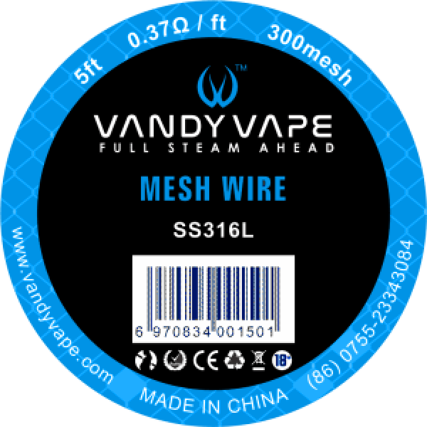 Vandy Vape 1.5m Mesh Wire 300 SS316L - M5