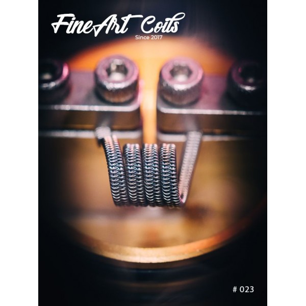 FineArtCoils - 023 - Framed Staple Interlocked Alien