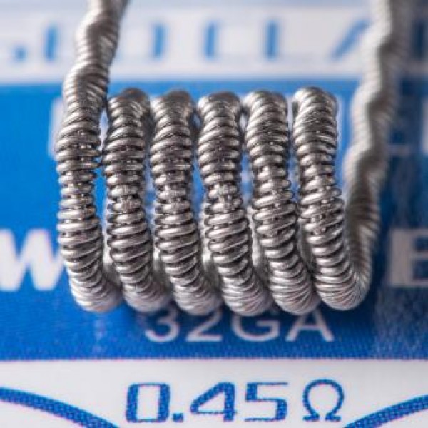 Cloudworks PCB3 - 10 x Fused Clapton Coil Kanthal (2* 0.32 mm + 0.2 mm)