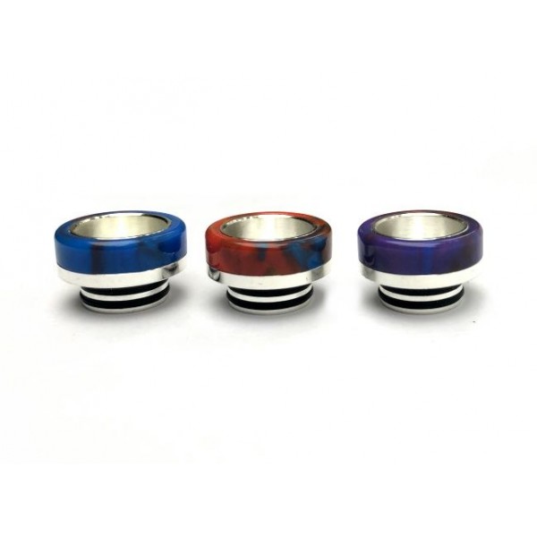 810 Wide Bore Drip Tip aus Resin und Edelstahl